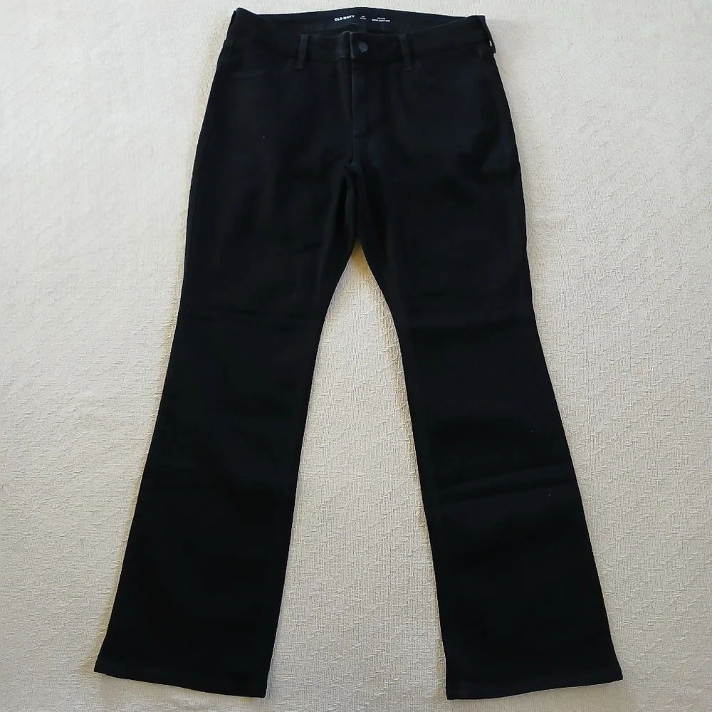 old navy ♡ wow bootcut jeans black 12 grunge indie 90s norm core timeless denim